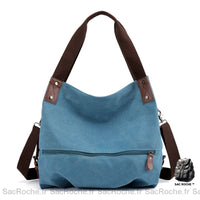 Sac Besace Toile Femme - modèle Blueu - Sac Roche ™
