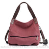 Sac Besace Toile Femme Violet