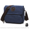 Sac Besace Toile Femme Voyage Bleu Marine / 28X15X29Cm