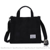 Sac Besace Velours Femme Noir / 30 X 25 10Cm