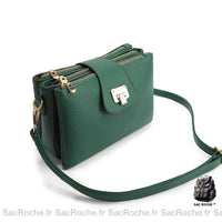Sac Besace Vert Femme - Sac Roche ™