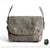 Sac Besace Vintage Femme - modèle Gris foncé / 30 x 22 x10cm - Sac Roche ™