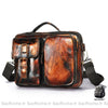 Sac Besace Vintege Marron Femme: Style Rétro Chic! Orange / 22 X 9 28Cm Femme
