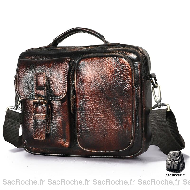 Sac Besace Vintege Marron Femme: Style Rétro Chic! Rouge / 22 X 9 28Cm Femme