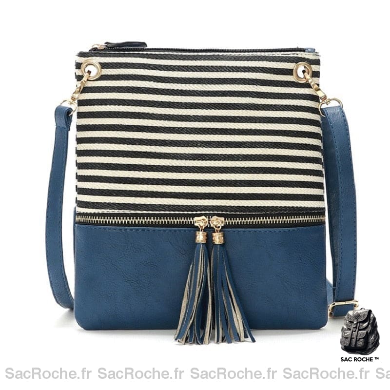 Sac Besace Voyage Femme Bleu / 26Cm X 23Cm