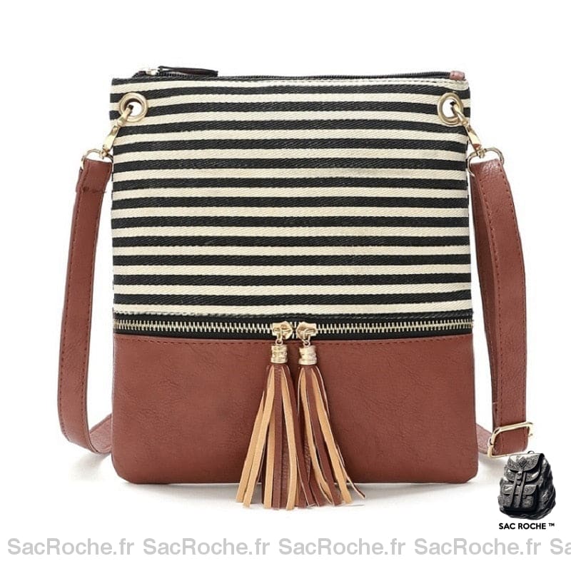 Sac Besace Voyage Femme Marron / 26Cm X 23Cm