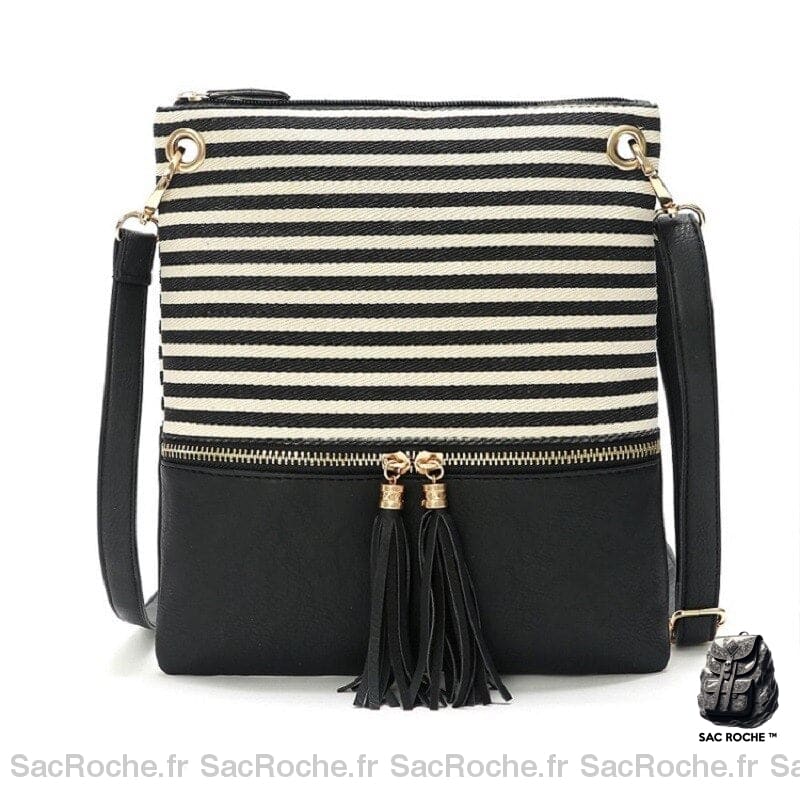 Sac Besace Voyage Femme Noir / 26Cm X 23Cm