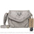 Sac Bohème Cuir Bandoulière Femme - modèle Gris - Sac Roche ™