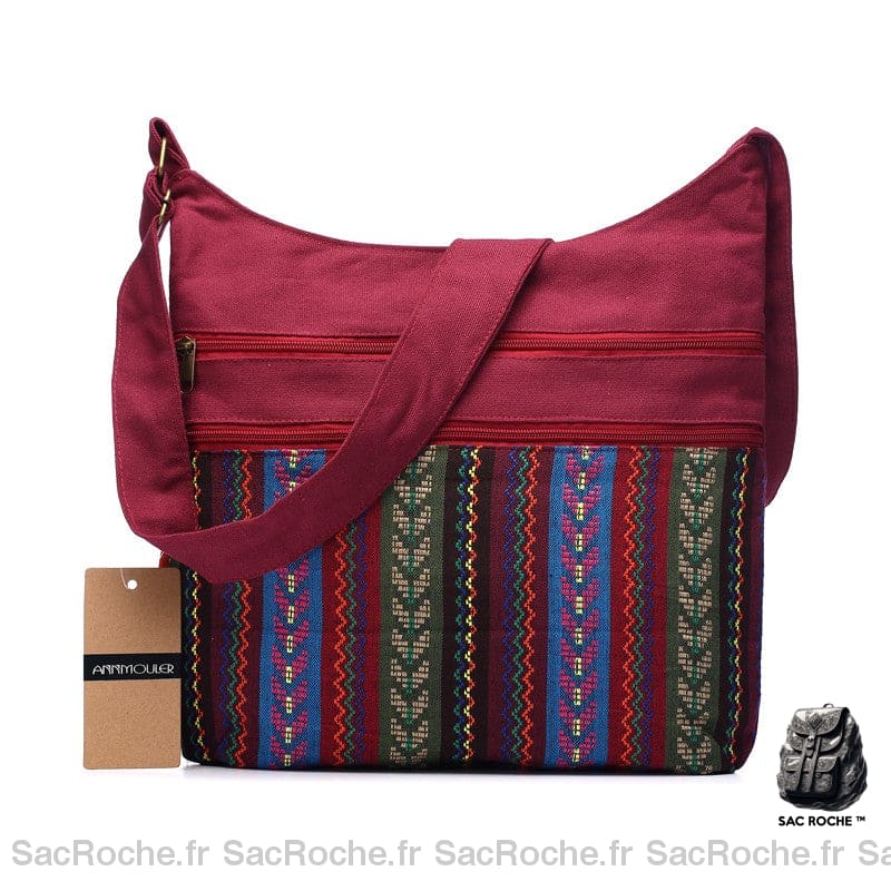 Sac Bohème Tissu Motif Ethnique Femme Modèle 9 Sac À Main Femme