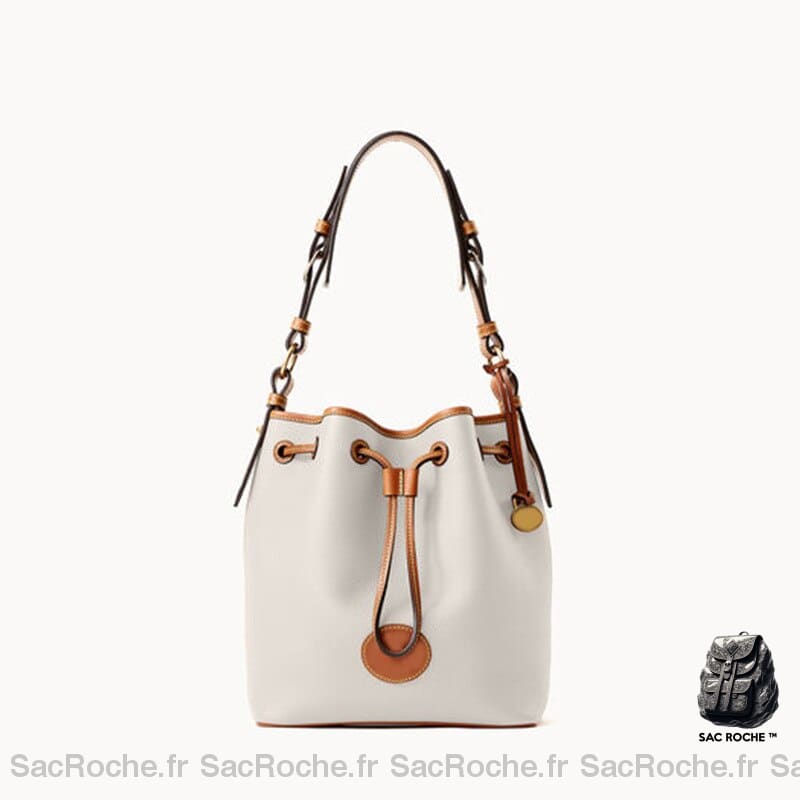 Sac Bourse Femme Élégant Blanc À Main
