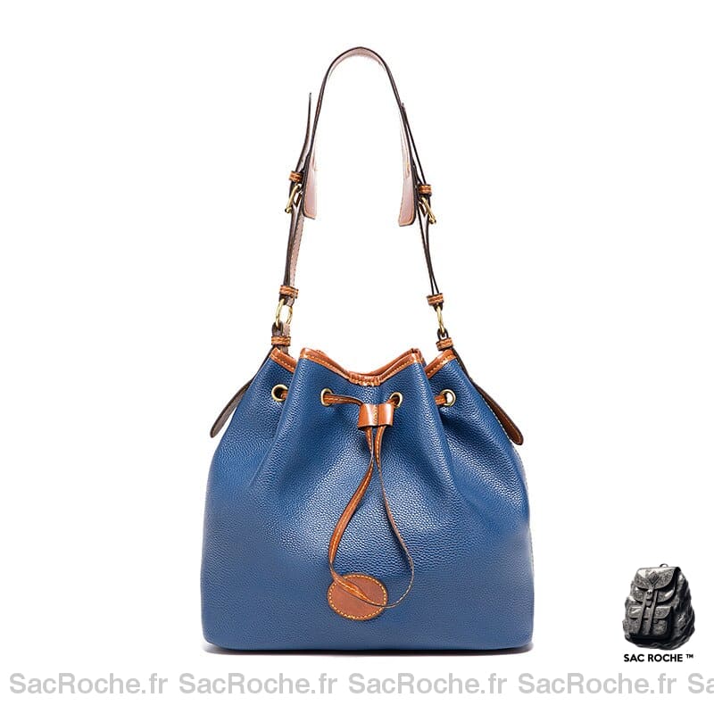 Sac Bourse Femme Élégant Bleu À Main