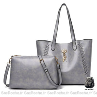 Sac Cabas Cuir Femmes & Pochette Bandoulière - Sac Roche ™