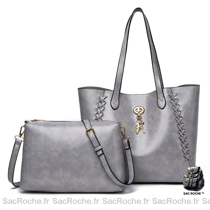Sac Cabas Cuir Femmes & Pochette Bandoulière Sac À Main Femme