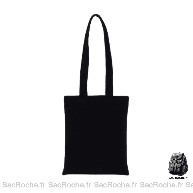 Sac Cabas Femme Cuir Noir / 20 X 25Cm À Main