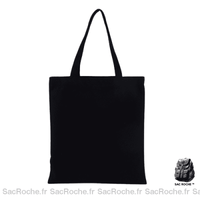 Sac Cabas Femme Cuir - modèle Noir / 35 x 40cm - Sac Roche ™
