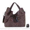 Sac Cabas Femme Cuir Noir Marron À Main