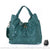 Sac Cabas Femme Cuir Noir - modèle Vert bleu - Sac Roche ™