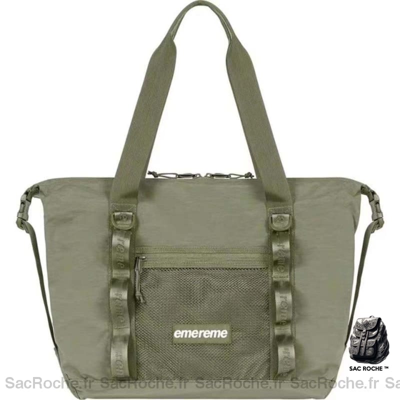 Sac Cabas Femme - Grand Et Pratique Vert À Main