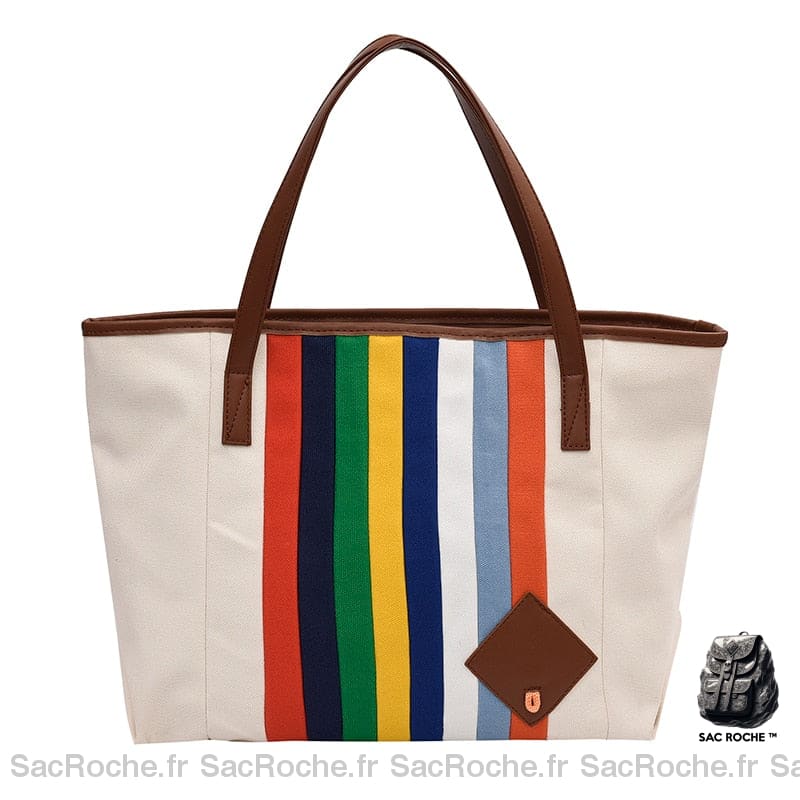 Sac Cabas Femme Tendance Beige / 47X17X31Cm À Main