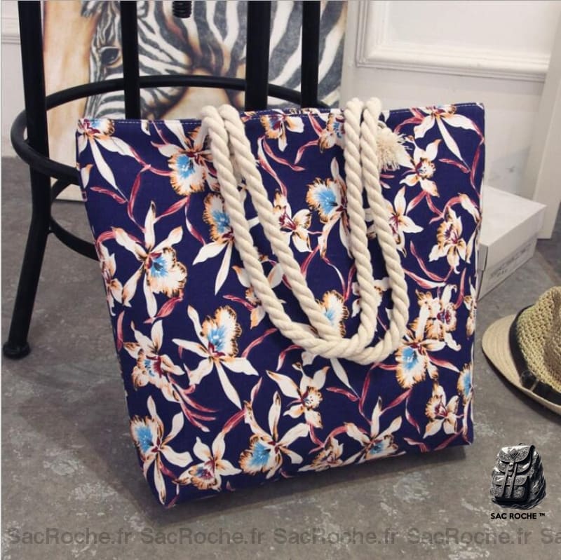 Sac Cabas Plage Femme Floral Besace Femme