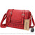 Sac Cartable Cuir Femme Bandoulière - Petit taille - modèle Rouge - Sac Roche ™