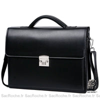 Sac cartable homme classique - modèle Noir - Sac Roche ™