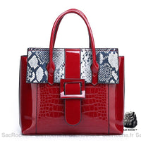 Sac cartable petit en cuir - modèle Rouge - Sac Roche ™