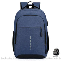 Sac collège pratique et tendance. - modèle Bleu - Sac Roche ™