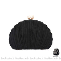 Sac Coquillage Pochette - modèle Noir - Sac Roche ™