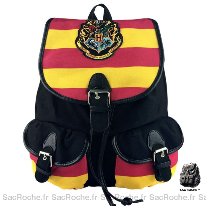 Sac à cordon Harry Potter - Jaune - Harry Potter L'école de sorcellerie de Poudlard
