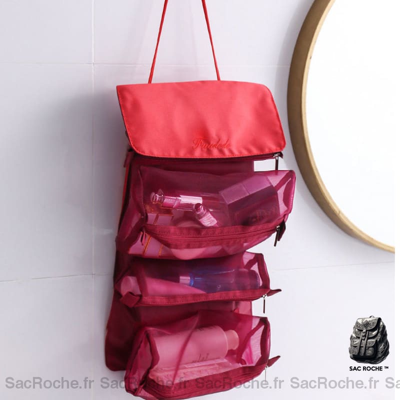 Sac Cosmétique Femme Multipoches. Besace Femme