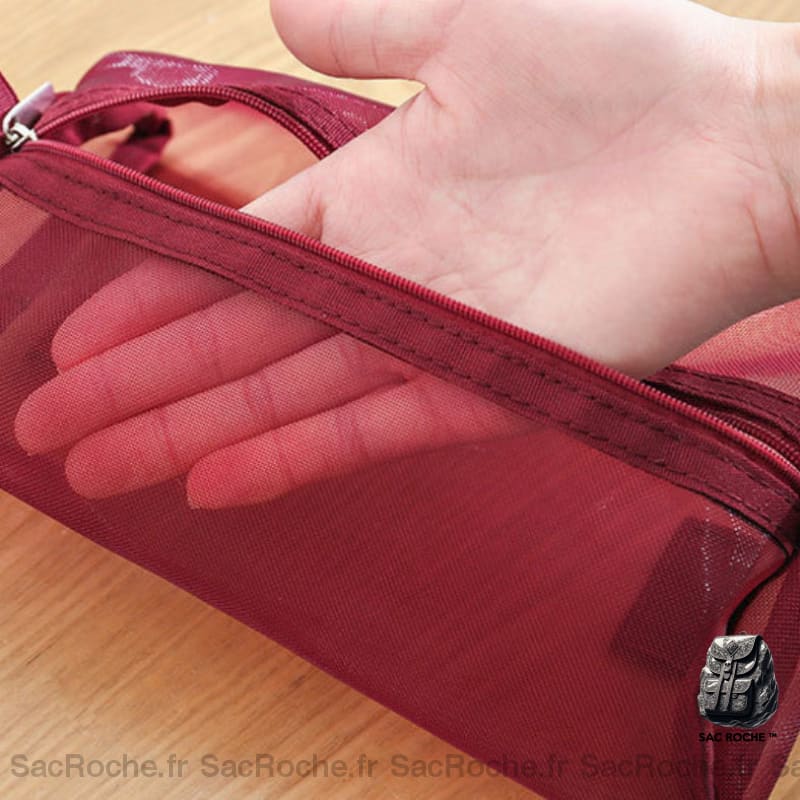 Sac Cosmétique Femme Multipoches. Besace Femme