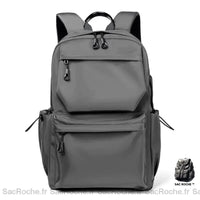 Sac cours lycée homme - modèle Gris - Sac Roche ™