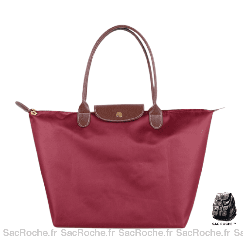 Sac Cours Main Élégant Bordeaux / S À Main Pour Les Cours