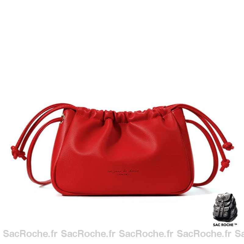 Sac Crossbody Femme - Sacoche Bandoulière Tendance Rouge Sac À Main Femme