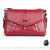Sac Cuir Besace Femme - modèle Rouge - Sac Roche ™