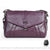 Sac Cuir Besace Femme - modèle Violet - Sac Roche ™