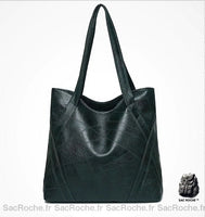 Sac cuir cours femme - modèle Vert - Sac Roche ™