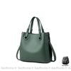 Sac Cuir Femme Italien Vert / 25X11.5X23Cm À Main Femme
