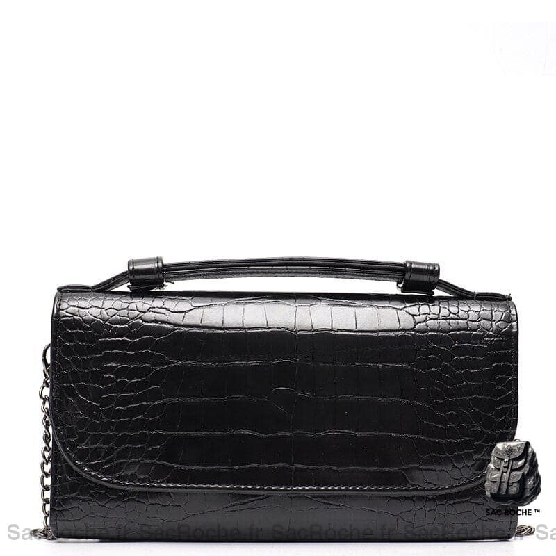 Sac Cuir Luxe Femme Noir / 23.5 X 12.5 5Cm À Main Femme