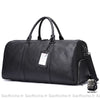 Sac Cuir Voyage Avec Compartiment Chaussures Noir Sacs De Voyage