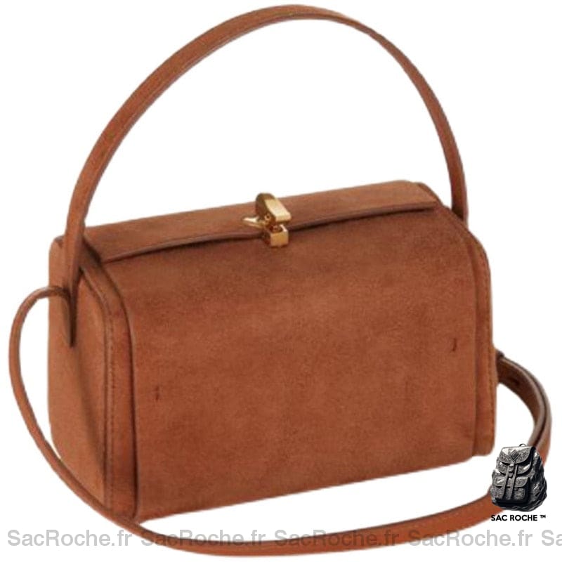 Sac Daim Femme Élégant À Main