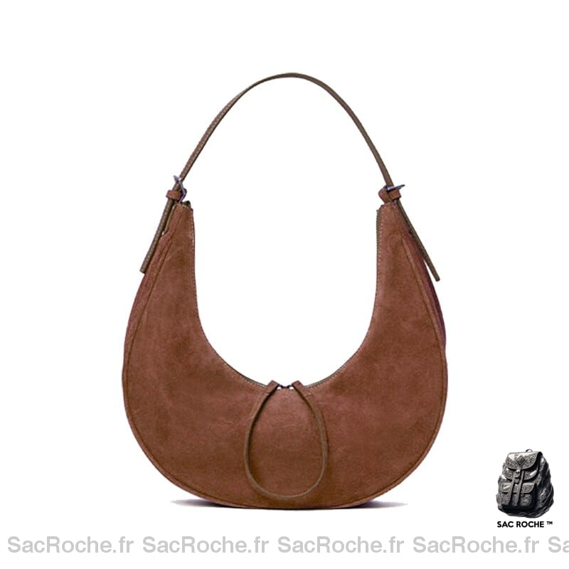 Sac Daim Femme Marron À Main