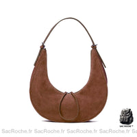 Sac Daim Femme - modèle Marron - Sac Roche ™