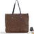 Sac de plage bohème paille femme - modèle Marron foncé - Sac Roche ™