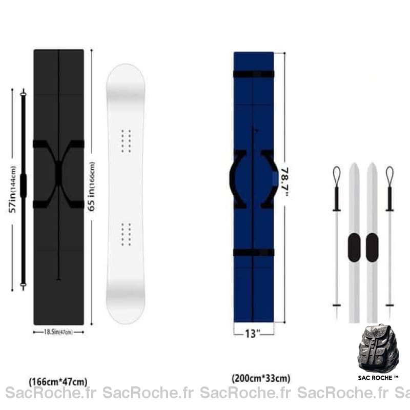 Sac De Ski Ou Snowboard Étanche À Dos Sport