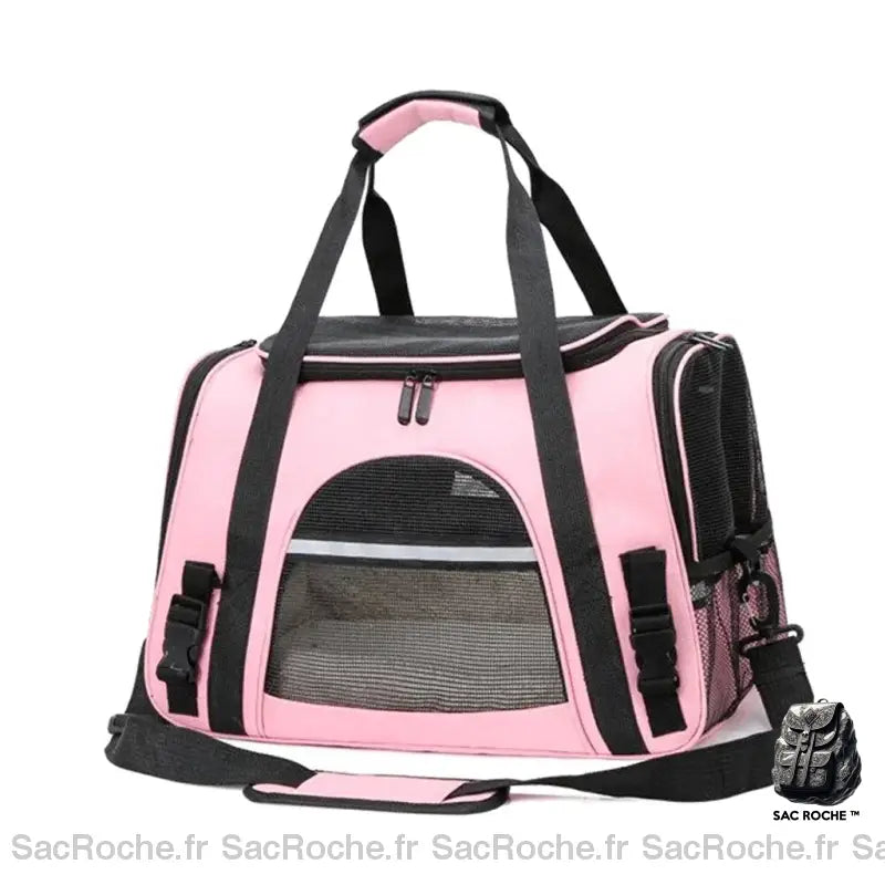 Sac De Transport Chat Confortable Rose Sac À Dos