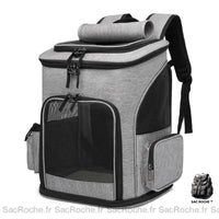 Sac De Transport Extensible Chat Gris Sac À Dos