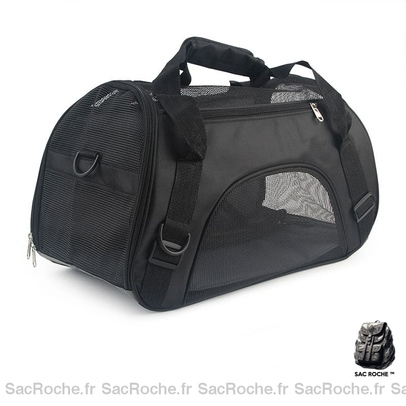 Sac à main de transport pour animaux de compagnie - Noir, M - Chien Chat