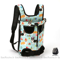 Sac de transport pour animaux: torse ou dos - modèle Bleu Foncé / M - Sac Roche ™